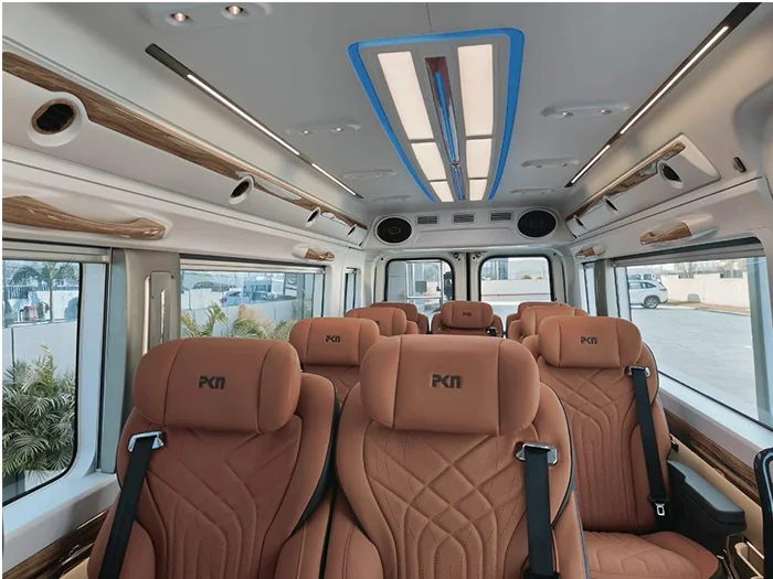 6 Seater Tempo Traveller on Rent
